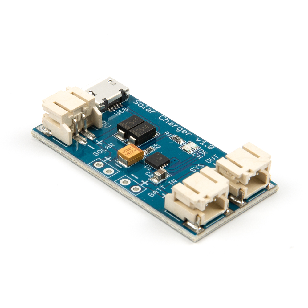 Модуль заряда Lipo аккумулятора от солнечной панели, 500мА